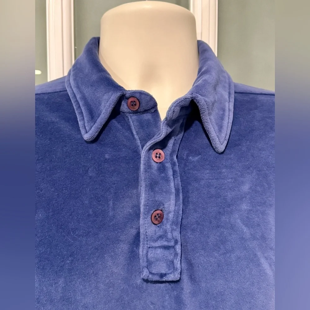 J. CREW Velour Polo Shirt